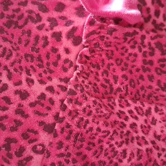 Pink Leopard Print Kids Dress - Picture 5 of 5
